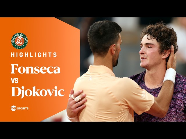 Joao Fonseca vs Novak Djokovic | Round Three | Roland Garros 2026 Extended Highlights 🇫🇷