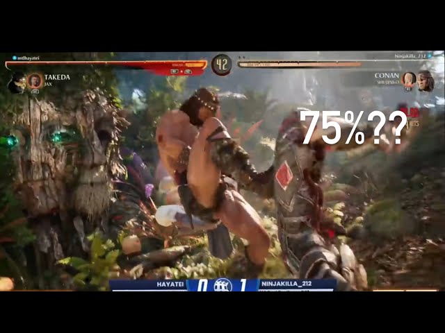 Conan 75% Tourney COMBO shown by NinjaKilla | Mortal Kombat 1