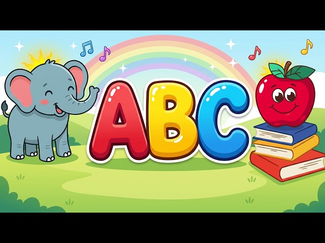 ABC Song in English - Fun Alphabet Animation for Kids