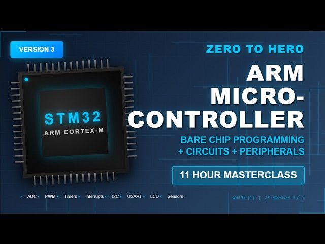 Learn STM32 Microcontroller Programming - Full Course for EE/CS Students and Beginners Version 3