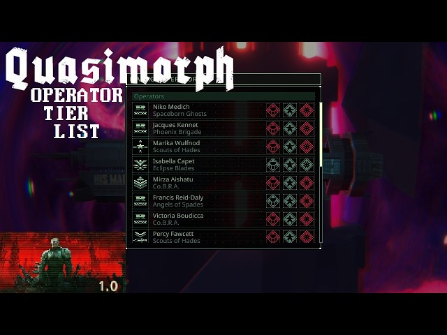 Quasimorph Operator Tier List ft. @ShuffleFM