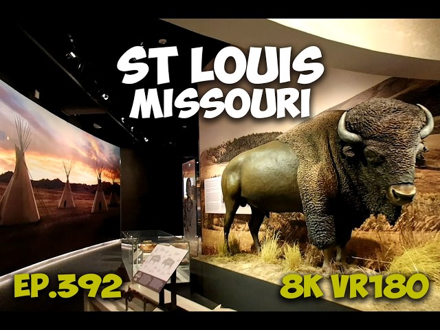 Ep.392 St Louis Missouri - Gateway Arch Museum Free Entry Part 1 8K VR180 3D Travel