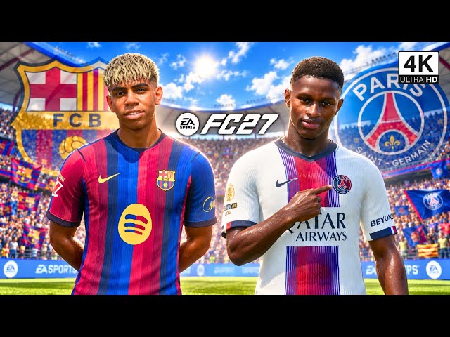 FC 27 - Barcelona vs PSG | Club Friendly | PC [4K]
