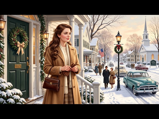A cold winter in a Vermont village in 1958 — The first snowfall | Relaxing classical Americana music