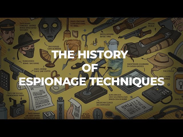 The History of Espionage Techniques