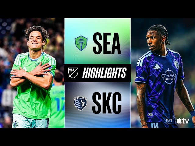 Seattle Sounders FC vs. Sporting Kansas City | Full Match Highlights | 90TH MINUTE WINNER!