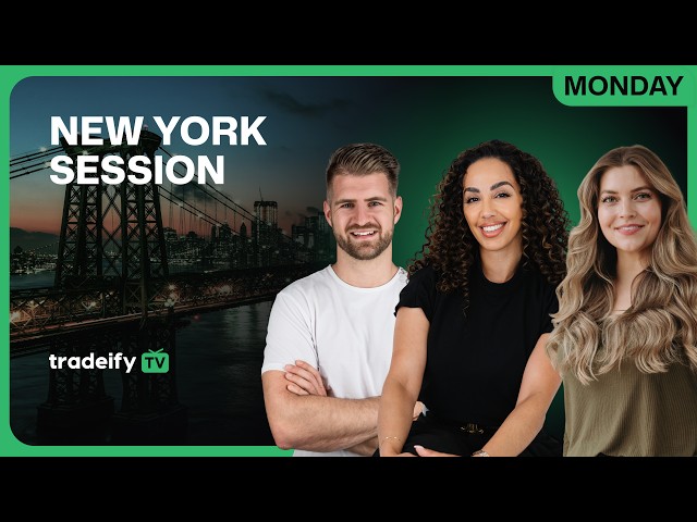NEW YORK SESSION LIVE | Tradeify TV | MONDAY 10/19/26
