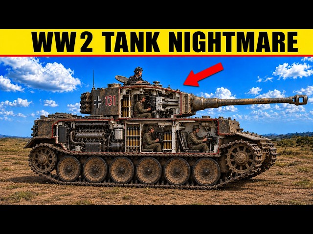 The Terrifying Reality of Fighting Inside a WW2 German Tank During Combat