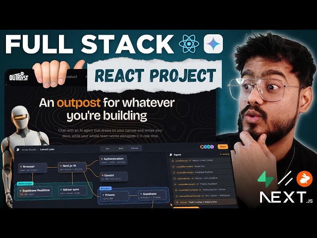 Full Stack React Project ( Agentic Workspace Platform ) - Next JS, Supabase, Typescript, Shadcn 🔥🔥