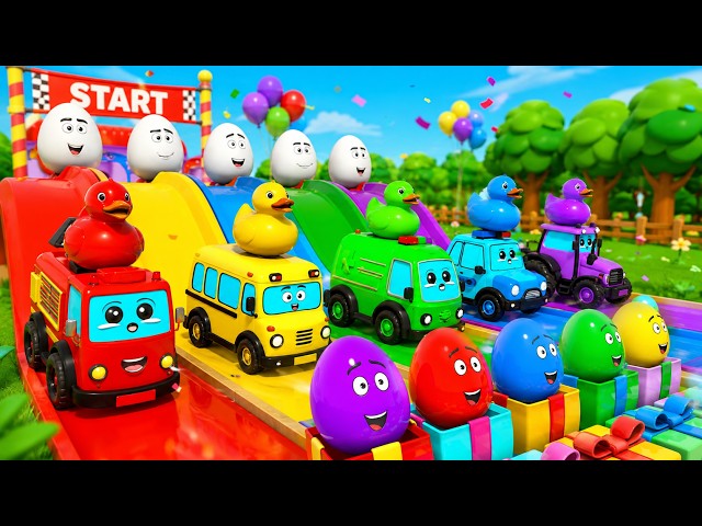 Colorful Eggs on the Farm | Learn Colors with Fun Farm Egg Adventures for Kids | Nursery Rhymes kids