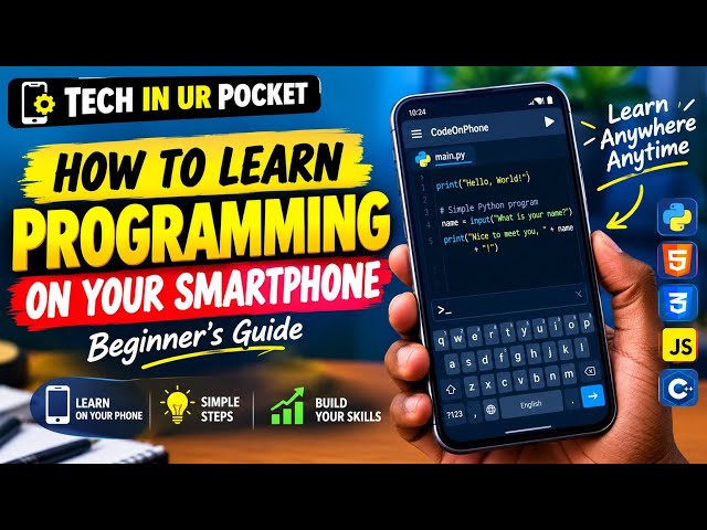 How to Learn Programming on Your Smartphone | Beginner's Guide 