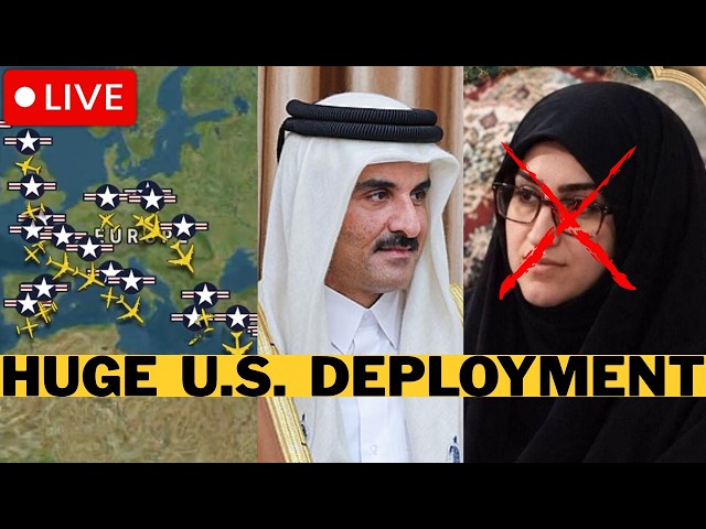LIVE: IRGC Female Leader ELIMINATED - Qatar Prepare For Iran War - U.S. Deploy More Troops