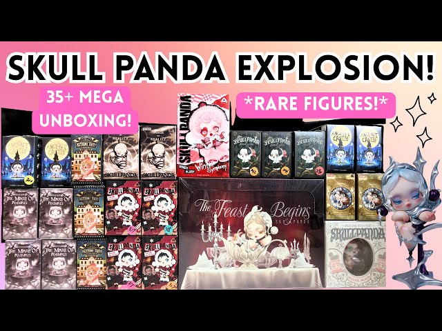 Skullpanda Explosion! Mega Pop Mart Unboxing with Rare Figures Revealed