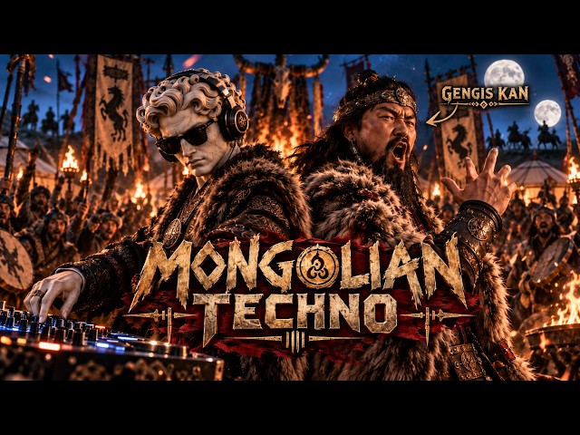 Mongolian Throat × Minimal & Melodic Techno | Deep Focus Techno Music | Gengis Kan