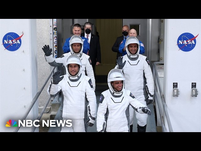 NASA, SpaceX launch Crew-13 mission to International Space Station