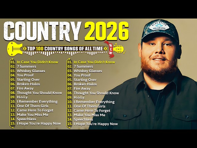 Country Music 2026 😍 Luke Combs, Chris Stapleton, Brett Young, Kane Brown, Morgan Wallen, Luke Bryan