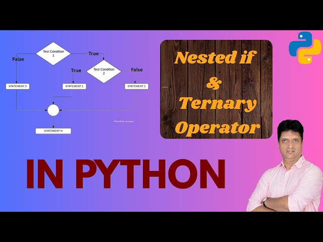 Python Nested IF Statements and Ternary Operators | Python Tutorial for Beginners | हिंदी में