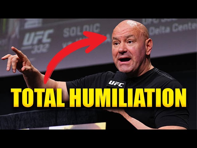 Dana White Suffers ULTIMATE HUMILIATION at UFC 332 Presser