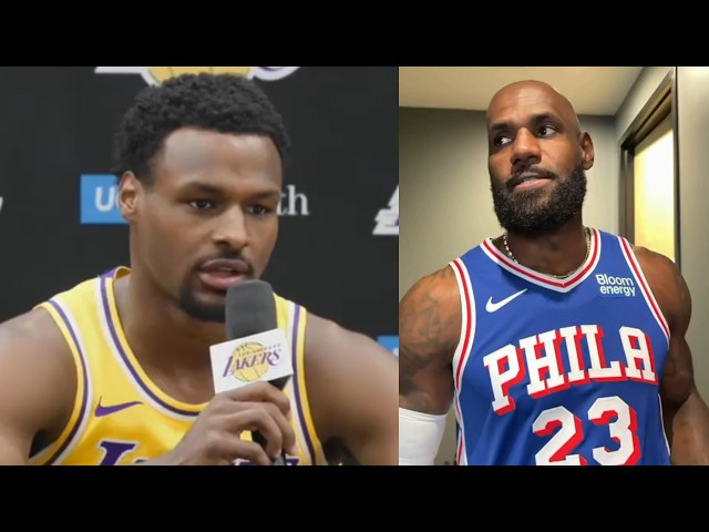 Bronny James talks being on Lakers without LeBron & wanting to make a name for himself