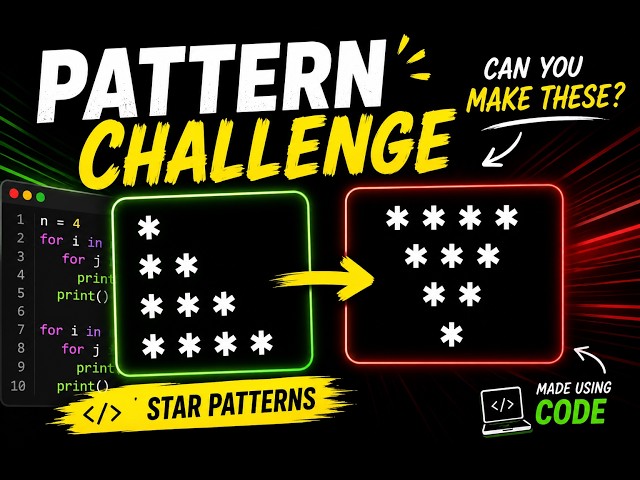 What happens when you experiment with simple code and different patterns? 👀