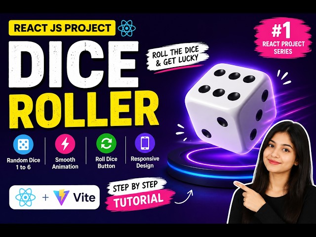 Build a Dice Roller with React JS 🎲 | React Project
