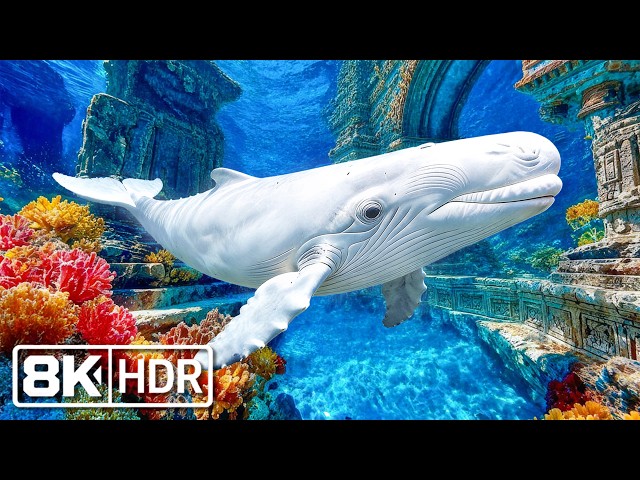 ✨ Magical Ocean Wonders in 8K HDR | Beluga Whales & Marine Wildlife