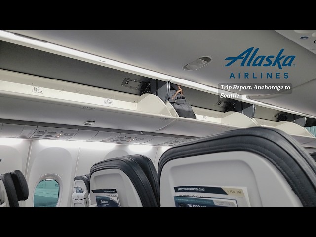 Alaska Airlines Trip Report: Anchorage to Seattle | Main Cabin | June 2026