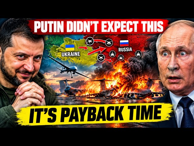 Putin’s War Machine Under Pressure: Ukraine Hits Airfields, Refineries & Drone Hubs