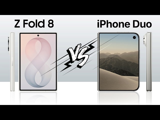 Apple iPhone Duo vs Samsung Galaxy Z Fold 8