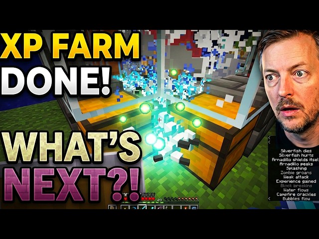 XP Farm Complete! What's Next? | Starting Minecraft Anew 63