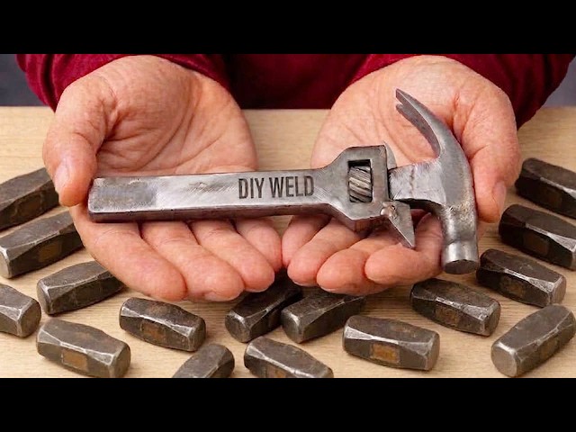 A Crazy Idea with an Iron Hammer! This Simple Invention Could Change Everything | DIY WELD.