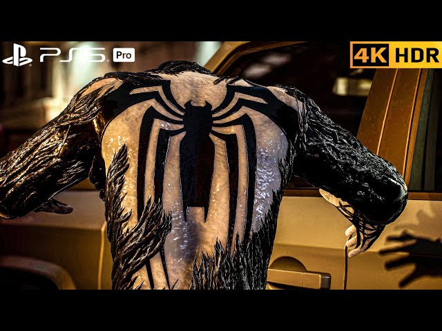 (PS5 PRO) Venom Corrupts Anti-Venom Suit to Battle Kraven Hunters | 4K HDR