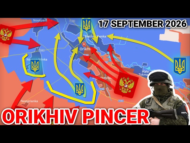 CRITICAL POCKET AT ORIKHIV ⚠️ Russian Spearhead Pushes North | Massive Two-Front Counterattack