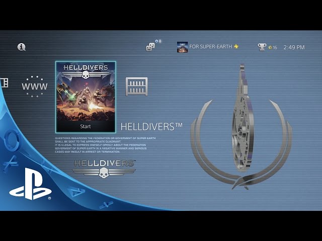 HELLDIVERS Dynamic Theme Trailer | PS4