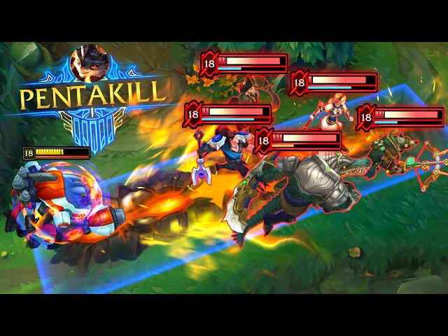 PERFECT PENTAKILL MOMENTS IN LEAGUE OF LEGENDS #38