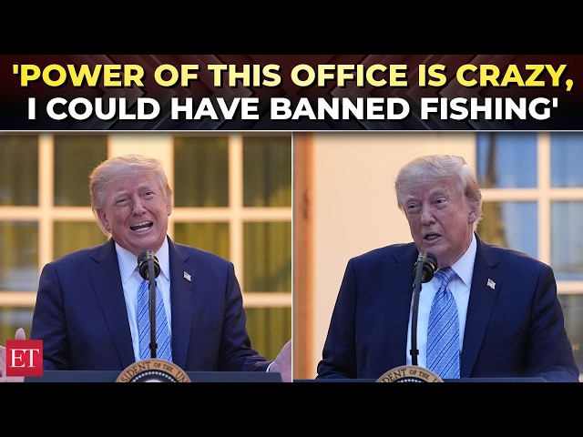 'You couldn't sell anything': Trump jokes about his power; fantasizes about 'banning fishing until…'