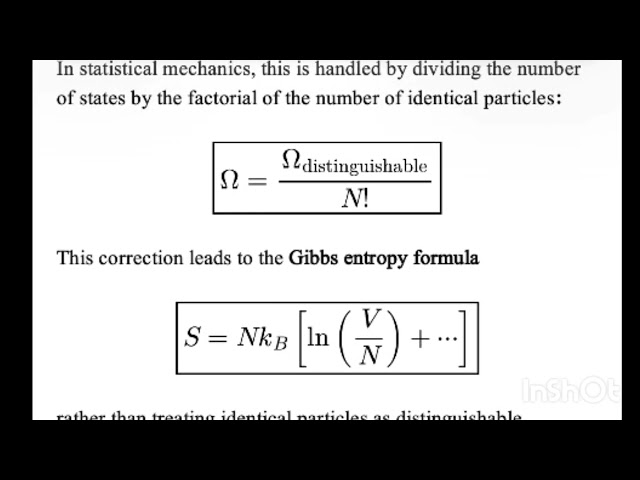 Entropy of mixing and Gibbsparadox with NOTES and MCQ #statisticalphysics