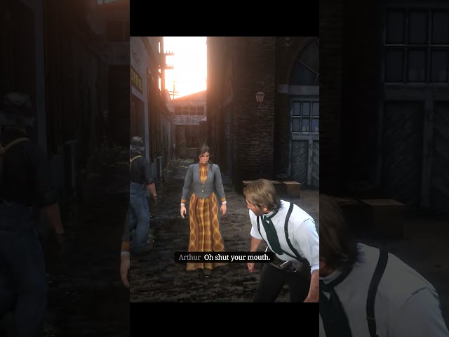 Arthur gets drunk during the mission with Mary
