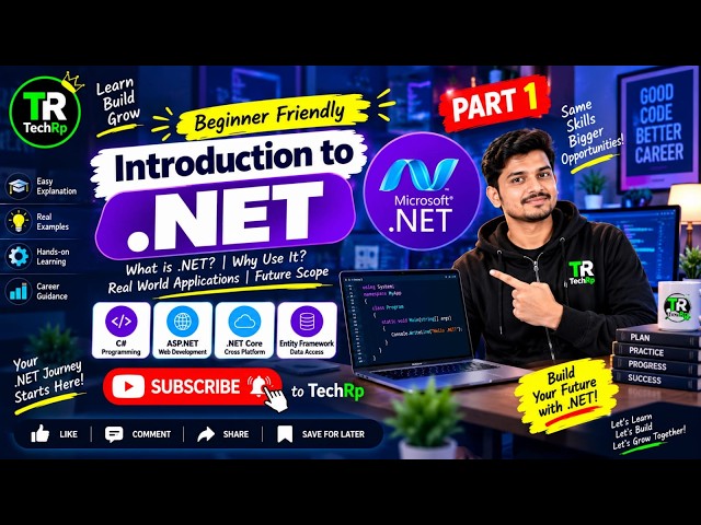 Introduction for Dot Net | Part 1#DotNet #NET #fullstackdevelopment#ai#dotnetinterview