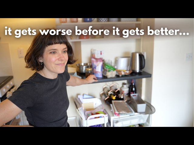 Realistic kitchen reset: deep cleaning & organising my tiny space