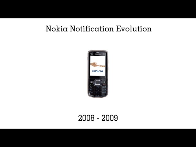 Nokia Notification Evolution