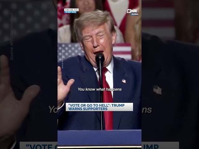 Trump Warns Supporters They’ll ‘Go to Hell’ If They Don’t Vote