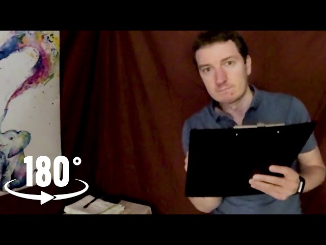 ASMR VR180 | Painting You 🖌 (No Talking)