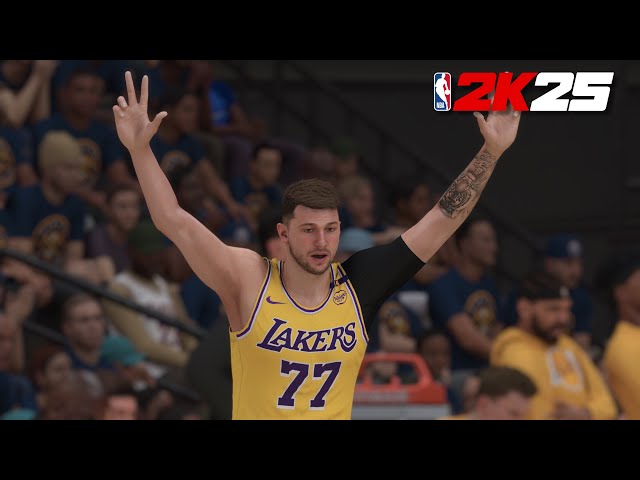 NBA2K25 | Lakers vs Nuggets ft Lebron James, Luka Doncic, Nikola Jokic | PLAYOFFS | PS5 [4K60FPS]