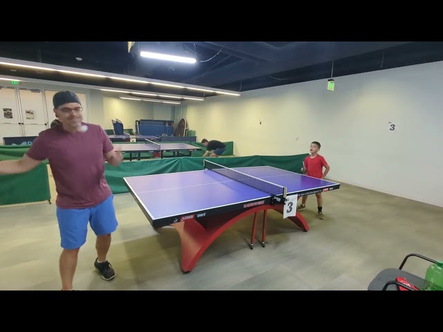 4K Father-Son Table Tennis Battle! 🏓 | BenSucksAtPingPong vs. Stanley | Game 3