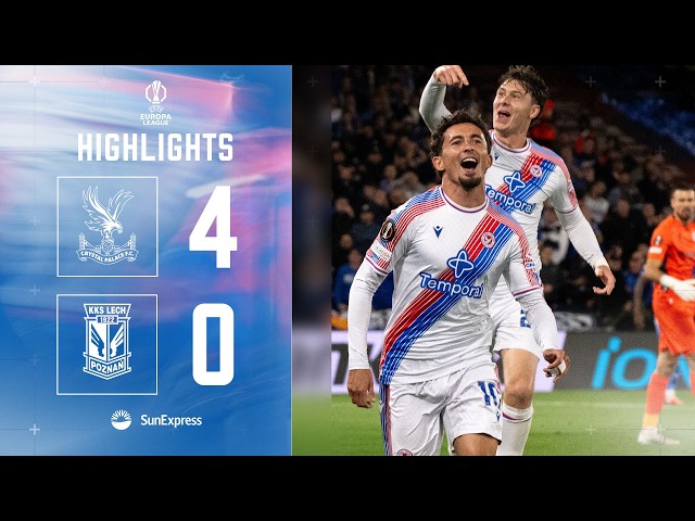 EAGLES BIGGEST EUROPEAN WIN | Crystal Palace 4-0 Lech Poznań | UEFA Europa League