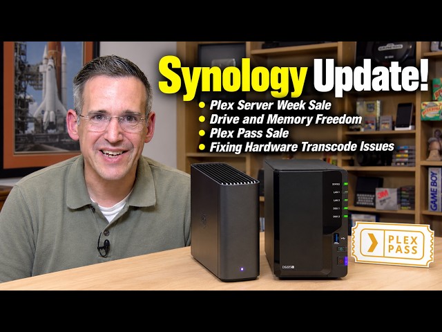 Synology Updates: Drive Freedom & Plex Server Week Deals and Transcoding Fixes