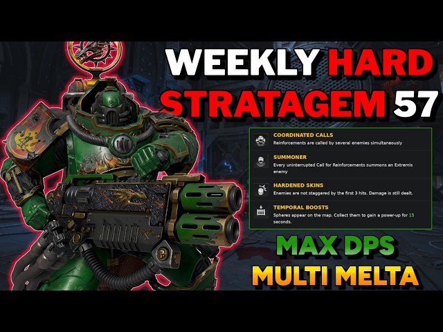 Heavy ERADICATES Hordes With MAX DPS Multi Melta In Weekly Stratagem 57 - True Solo | Space Marine 2