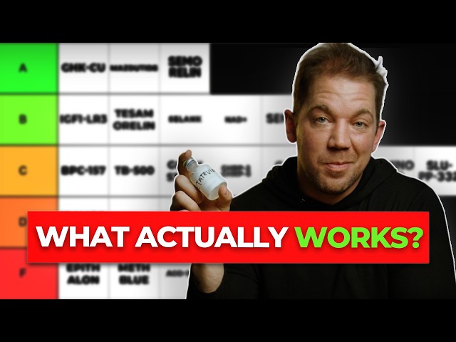 Every Popular Peptide Ranked | GLP-1, Growth Hormone, HCG, NAD+, IGF-1, Peptide Tier List