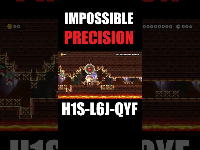PERFECT PRECISION ⚡ The Human Limit by Kaniza & Fast #smm2 #mariomaker2 #スーパーマリオメーカー2 #マリオメーカー2